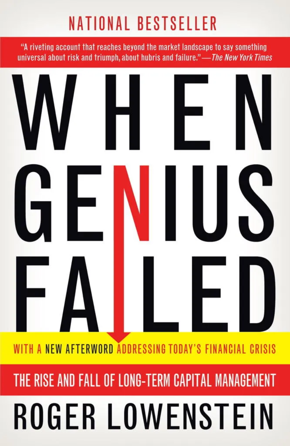 Roger Lowenstein: When Genius Failed (2001, Random House Trade Paperbacks)
