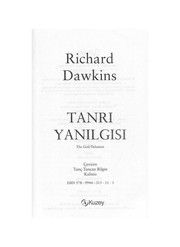 Richard Dawkins: Tanrı yanılgısı (Turkish language, 2008, Kuzey)