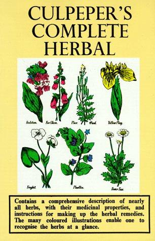 Nicholas Culpeper: Culpeper's Complete Herbal (Hardcover, 1995, Foulsham)