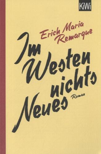 Im Westen nichts Neues (German language)