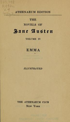 Jane Austen: The novels of Jane Austen (1892, Athenaeum Club)