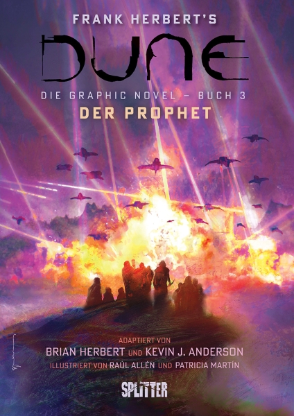 Frank Herbert, Bill Sienkiewicz, Kevin J. Anderson, Brian Herbert, Raúl Allén, Katrin Aust, Patricia Martin: Dune 3 (Hardcover, deutsch language, Splitter)