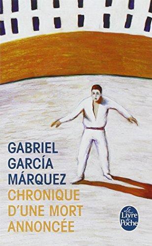 Gabriel García Márquez: Chronique d'une mort annoncée (French language, 1987)