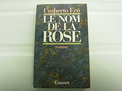 Umberto Eco: Le nom de la rose (French language)