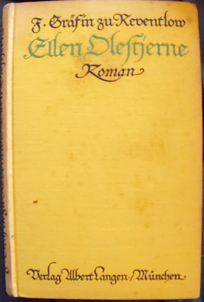 Ellen Olestjerne (Hardcover, Deutsch language, 1925, Albert Langen)