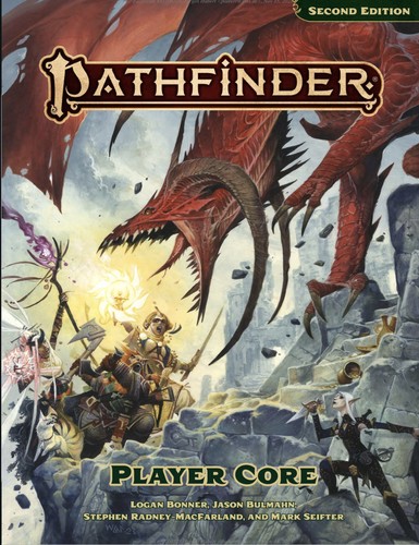 Jason Bulmahn, Logan Bonner, Mark Seifter, Stephen Radney-MacFarland : Pathfinder Player Core (2023, Paizo Inc.)