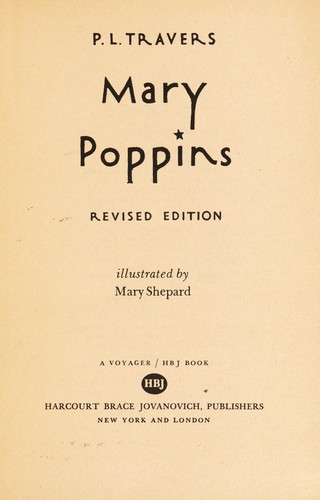P. L. Travers: Mary Poppins (1985, Harcourt Brace Jovanovich)