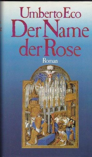 Umberto Eco: Der Name der Rose (German language, 1982, Club Bertelsmann)