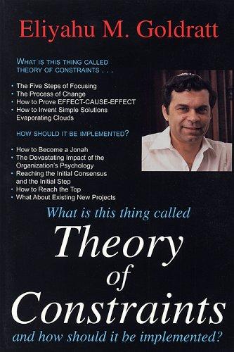 Eliyahu M. Goldratt: Theory of Constraints and How It Should Be Implemented (Paperback, 1994, Gower Publishing Ltd)