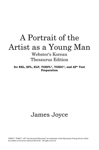 James Joyce: A portrait of the artist as a young man (EBook, 2005, ICON Classics)