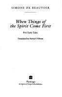 Simone de Beauvoir: When Things of the Spirit Come First (Flamingo) (Spanish language, 1996, HarperCollins Publishers)