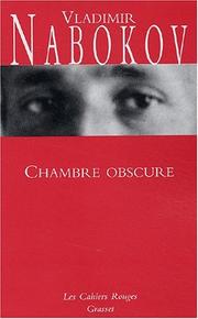 Vladimir Nabokov: Chambre obscure (French language, 2003, Grasset)