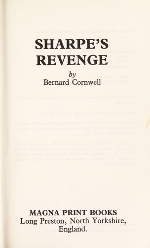 Bernard Cornwell: Sharpe's revenge. (1990, Magna)