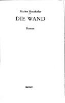 Marlen Haushofer: Die Wand (German language, 1983, Claassen)