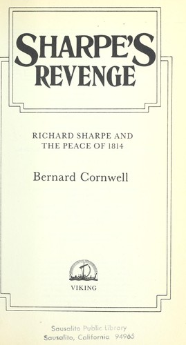 Bernard Cornwell: Sharpe's revenge (1989, Viking)