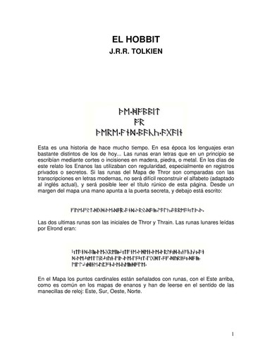 J.R.R. Tolkien: The Hobbit (Spanish language, 2011, Texto Online)