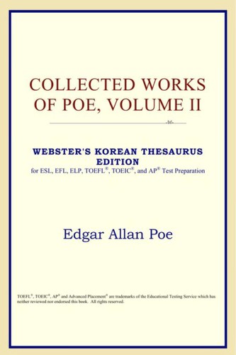 Edgar Allan Poe: Collected Works of Poe, Volume II (Paperback, 2005, ICON Classics)