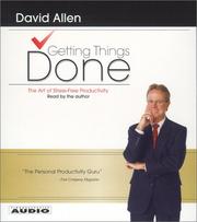 David Allen: Getting Things Done (AudiobookFormat, 2002, Simon & Schuster Audio)