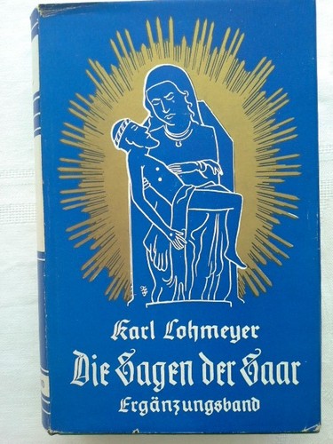 Die Sagen der Saar - Ergänzungsband (1976, Minerva-Verlag)