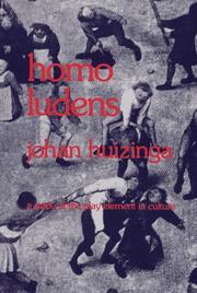 Johan Huizinga: Homo Ludens (Paperback, 1971, Beacon Press)